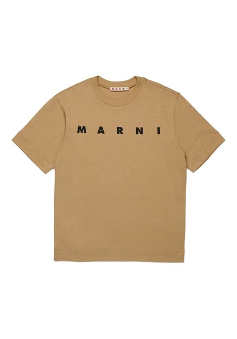 T-shirt con logo MARNI KIDS | M002MV M00RF0M715